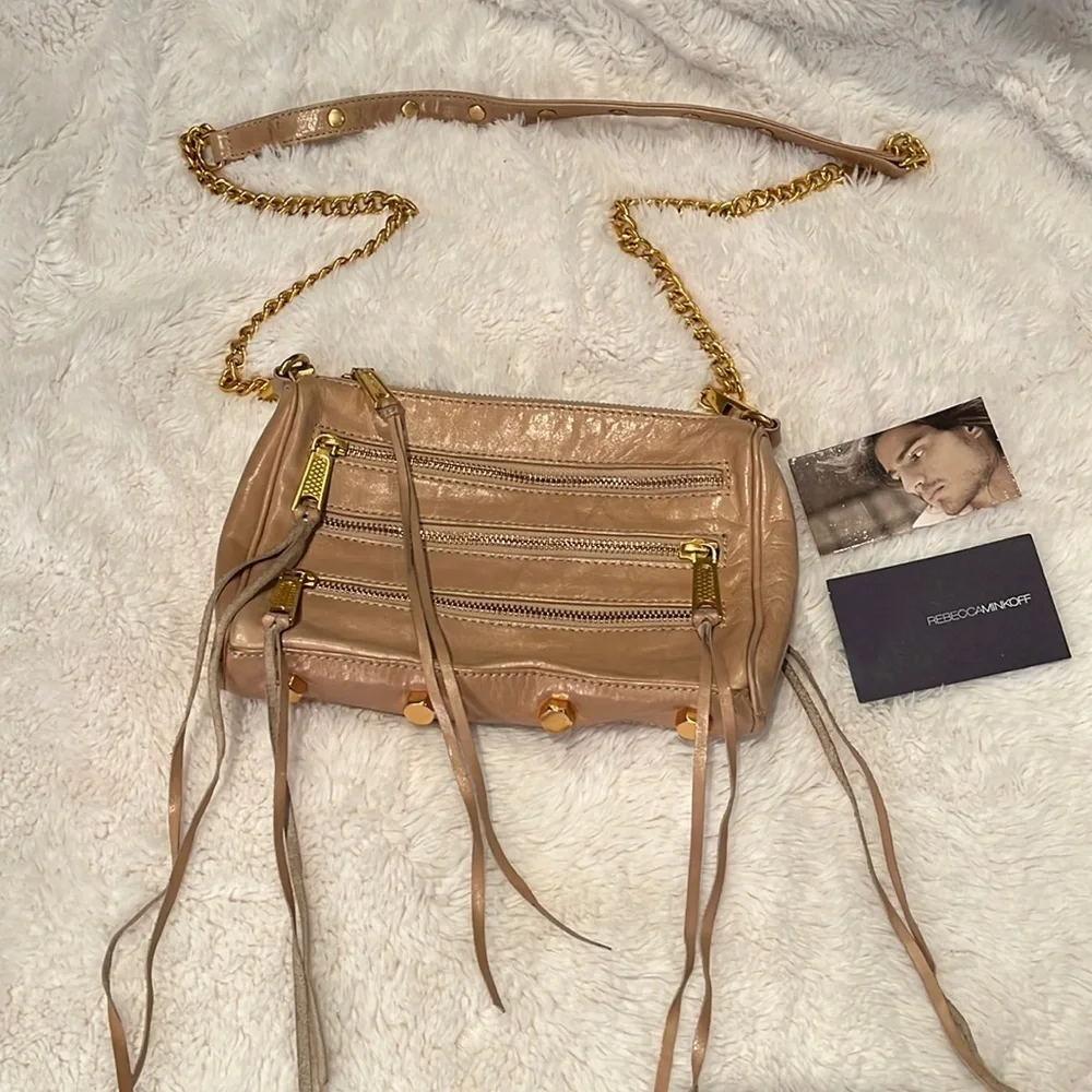 REBECCA MINKOFF 5 zip cross body